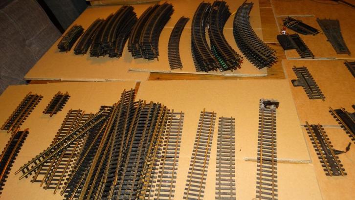 Fleischmann rail gebruikt deel 2, Hobby en Vrije tijd, Modeltreinen | H0, Gebruikt, Rails, Gelijkstroom, Fleischmann, Analoog