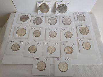  serie Juliana zilver 10 x1 gld - 7 x 2 1/2 gld - 2 x 10 gld beschikbaar voor biedingen