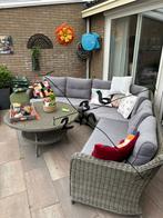 Keurig wicker loungebank, Tuin en Terras, Ophalen of Verzenden, Zo goed als nieuw