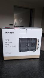 Tamron 24-70 f/2.8 Di VC USD G2, Audio, Tv en Foto, Fotografie | Lenzen en Objectieven, Zo goed als nieuw, Standaardlens, Zoom