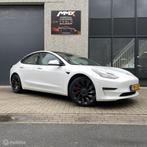 Tesla Model 3 Performance + MMX Pack, Auto's, Tesla, Automaat, Gebruikt, Wit, Leder