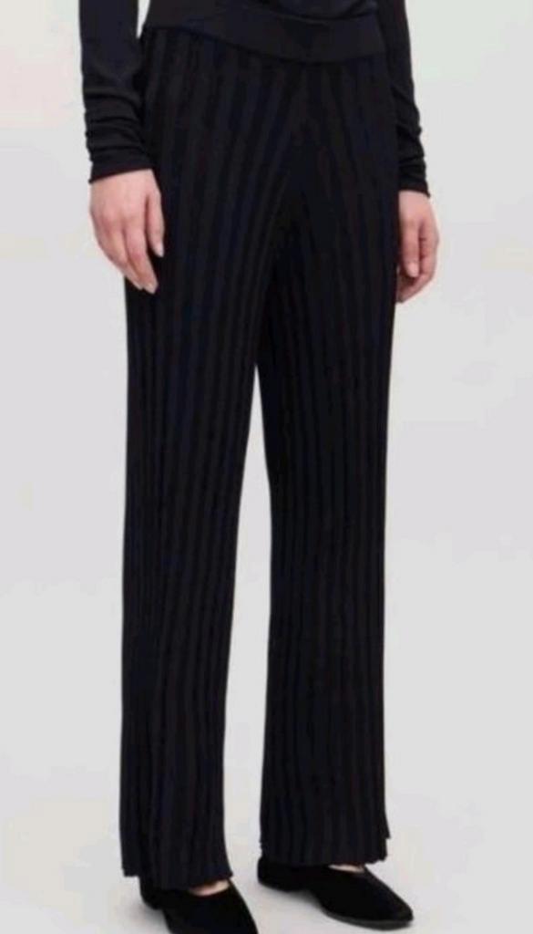 COS Rib Gebreide Pantalon - Maat XS, Kleding | Dames, Broeken en Pantalons, Nieuw, Maat 34 (XS) of kleiner, Blauw, Lang, Ophalen of Verzenden