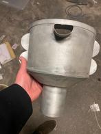 Zinken vergaarbak, Ophalen, Afvoer, 60 tot 80 mm, Zink