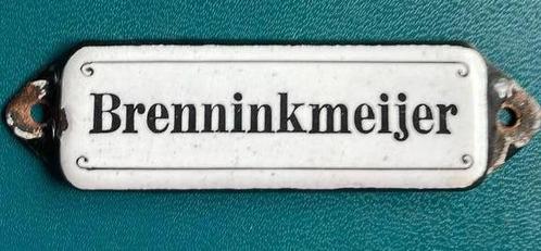 Antiek emaille naambordje, Antiek en Kunst, Antiek | Emaille, Ophalen of Verzenden