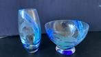 Caithness glazen schaal en vaas, Antiek en Kunst, Antiek | Glas en Kristal, Ophalen