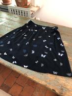 NIEUW ROK DONKERBLAUW MET VLINDERS 38, Kleding | Dames, Rokken, Maat 38/40 (M), Blauw, Nieuw, Ophalen of Verzenden