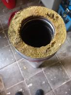 Pelletkachel afvoerbuis, Doe-het-zelf en Verbouw, Buizen en Afvoer, Ophalen, Gebruikt, Rvs