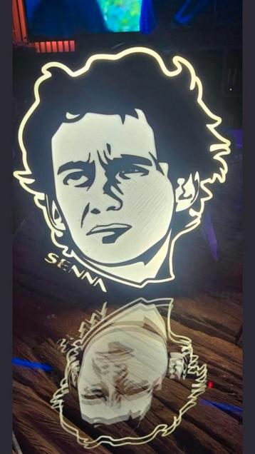 Ayrton Senna Lichtbak - Formule 1 Fan Must-Have! beschikbaar voor biedingen