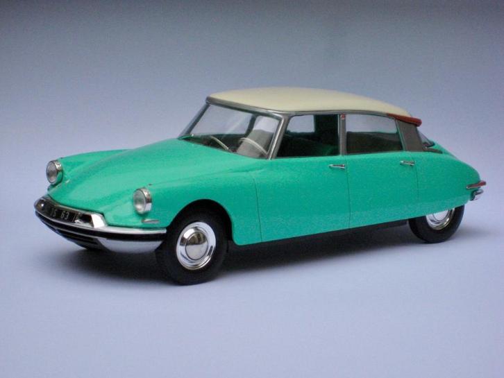 Citroen DS 19 1956 lentegroen Auto Vintage Hachette 1:24, Hobby en Vrije tijd, Modelauto's | 1:24, Nieuw, Auto, Overige merken