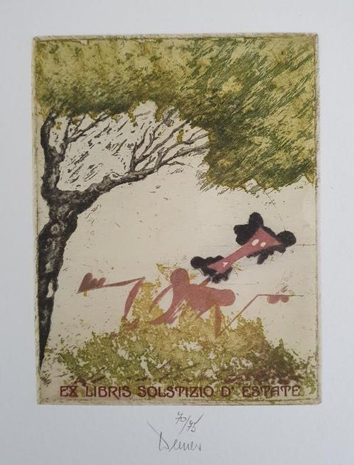 Exlibris / Ex libris Josef Werner, Odysseus, Faiaken, Antiek en Kunst, Kunst | Etsen en Gravures, Verzenden