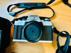 Minolta XG-1 met lenzen en accessoires boekjes hoes flitsers, Ophalen of Verzenden, Gebruikt, Spiegelreflex, Minolta