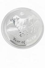 Zilveren Kilo Munt - Year of the Ox, Ophalen of Verzenden, Losse munt, Zilver