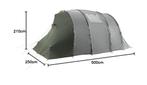 Mc Kinley tent 6 persoons, Caravans en Kamperen, Tenten, Ophalen, Zo goed als nieuw, Tot en met 6