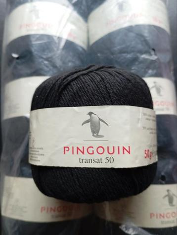 Pingouin Katoen Garen - 10 Bollen Zwart beschikbaar voor biedingen