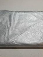 Skai zilver stretch (109), Hobby en Vrije tijd, Stoffen en Lappen, 120 cm of meer, Leer of Kunstleer, Nieuw, Ophalen of Verzenden
