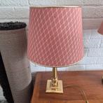 Vintage Tafellamp met Roze Kap, Huis en Inrichting, Lampen | Vloerlampen, Ophalen, Gebruikt, 100 tot 150 cm, Vintage