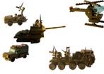 Slaban Army 8 stuks legervoertuigen met extras, Ophalen, Zo goed als nieuw