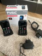 2x fysic gsm met grote toetsen. Seniorentelefoon, Ophalen of Verzenden, Zo goed als nieuw, Geen camera