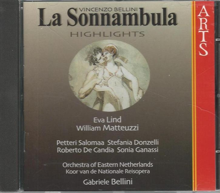 Bellini : La sonnambula highlights = 6,99, Cd's en Dvd's, Cd's | Klassiek, Zo goed als nieuw, Ophalen of Verzenden