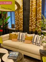 EICHHOLTZ | SOFA YORK - BOUCLÉ CREAM - SHOWROOM ARTIKEL, Ophalen, Art deco, 75 tot 100 cm, Zo goed als nieuw