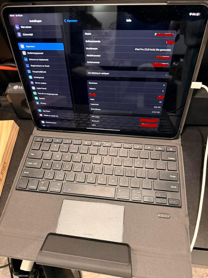 NIEUW!! IPAD PRO 12.9 INCH 265 GB + EXTRAS!!, Computers en Software, Windows Laptops, Nieuw, 12 inch, 2 tot 3 Ghz, 64 GB of meer