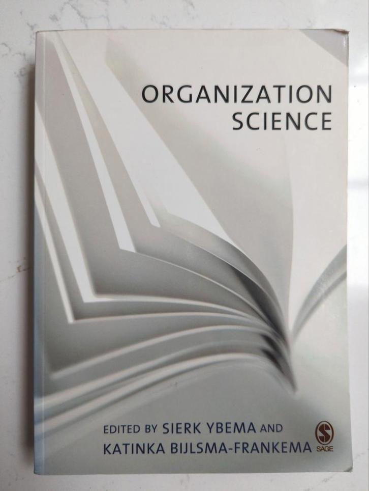 Organization Science - Ybema & Bijlsma-Frankema, Boeken, Studieboeken en Cursussen, Gelezen, WO, Gamma, Ophalen of Verzenden