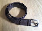 Eurex by Brax bruin suede heren riem. 120 bij 3,5 cm., Ophalen of Verzenden, Zo goed als nieuw, Bruin, 115 cm of meer