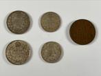 5 Antieke Canadese Canada munten (1, 5 en 10 cent), Verzenden, Noord-Amerika, Zilver