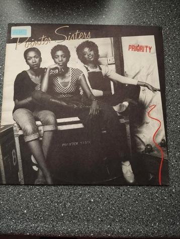 Planet Vinyl LP Pointer Sisters - Priority inclusief lyrics  beschikbaar voor biedingen
