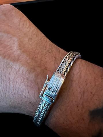 Buddha to buddha armband 925 massief zilver beschikbaar voor biedingen