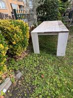 Massieve Houten Tafel - Robuust, Tuin en Terras, Tuintafels, Ophalen, Gebruikt, Rechthoekig, Hout