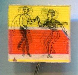 danspaartje Reflexa - Nürnberg speldje( T_180 ), Verzamelen, Speldjes, Pins en Buttons, Nieuw, Speldje of Pin, Figuurtje, Verzenden