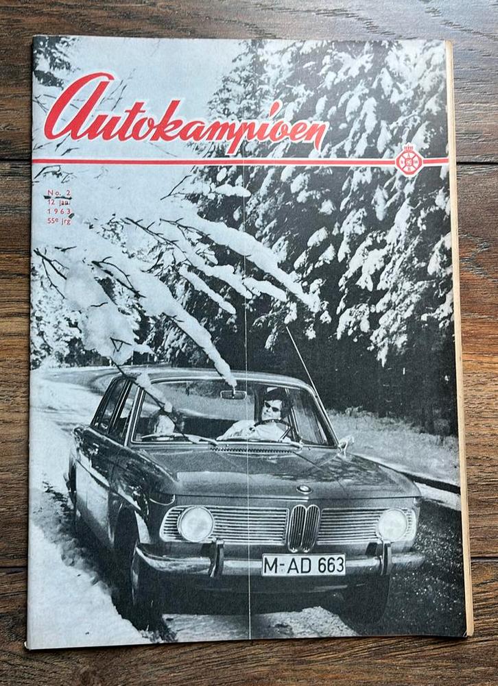 Auto Kampioen 1963: BMW 1500 (test), Decauville, Boeken, Auto's | Folders en Tijdschriften, Gelezen, Algemeen, Ophalen of Verzenden