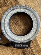 Meike FC100 Macro Ring Flash, Ophalen of Verzenden, Zo goed als nieuw, Overige merken