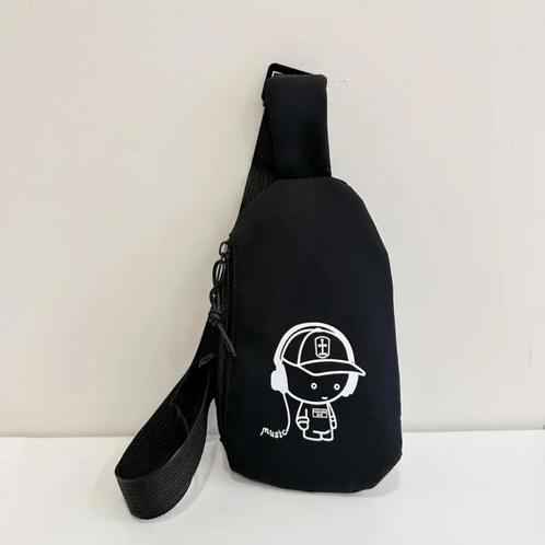 Erg gave ALL-IN-ONE SLINGBAG "Headboy" voor € 5,75, Sieraden, Tassen en Uiterlijk, Tassen | Schoudertassen, Nieuw, Zwart, Verzenden