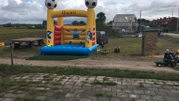 Voetbal Springkussen te Koop!, Kinderen en Baby's, Speelgoed | Buiten | Springkussens, Zo goed als nieuw, Ophalen