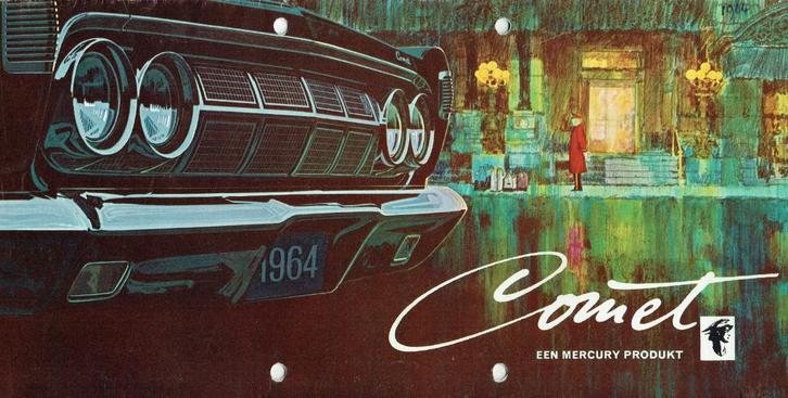 Folder Mercury Comet (Nederlandse uitgave - 1964), Boeken, Auto's | Folders en Tijdschriften, Gelezen, Overige merken, Verzenden