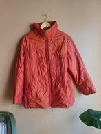 Vintage Coral Rode Oversized Puffer Jacket, Maat 42/44 (L), Ophalen of Verzenden, Vintage, Gedragen