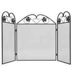 Haardscherm vonkenscherm ijzer zwart GRATIS BEZORGD!, Huis en Inrichting, Haarden, Verzenden, Nieuw, Vrijstaande haard, Houthaard