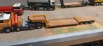 Scania 141 zwaartansport trekker conrad met euro dieplader, Hobby en Vrije tijd, Modelauto's | 1:50, Ophalen of Verzenden, Zo goed als nieuw