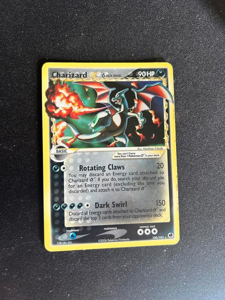 Charizard Gold Star, Hobby en Vrije tijd, Verzamelkaartspellen | Pokémon, Zo goed als nieuw, Ophalen of Verzenden