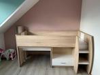 Kinderbed, Kinderen en Baby's, Kinderkamer | Bedden, Ophalen, 85 tot 100 cm, Gebruikt, Matras