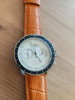 Marloe Lomond Chronoscope Handopwinder Horloge, Sieraden, Tassen en Uiterlijk, Horloges | Heren, Overige merken, Leer, Staal, Polshorloge