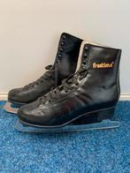 Zwarte leren Freetime kunstschaatsen, maat 47, Overige merken, Gebruikt, Ophalen of Verzenden, Kunstschaatsen