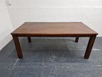 Massief donker eiken eetkamertafel, Huis en Inrichting, Tafels | Eettafels, Ophalen, Gebruikt, Eikenhout, 50 tot 100 cm