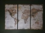 Drieluik Wereldkaart - Zo Goed Als Nieuw!, Ophalen, 125 cm of meer, 75 cm of meer, Print