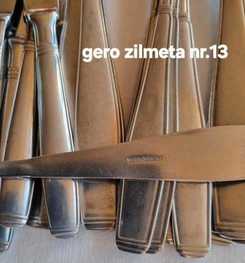 Gero Zilmeta gladde handvat dubbele streep vorken lepels mes beschikbaar voor biedingen