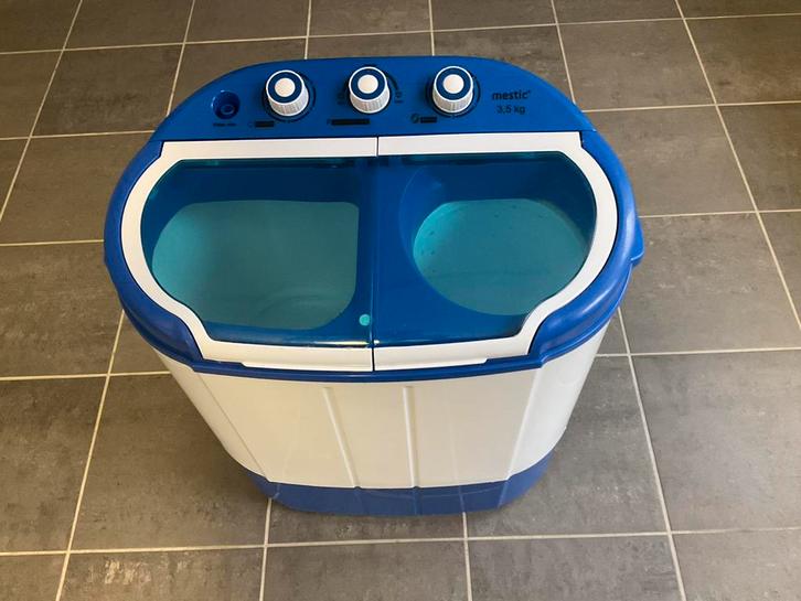 Camping wasmachine en centrifuge, Mestic MW120,in nieuwstaat, Caravans en Kamperen, Kampeeraccessoires, Zo goed als nieuw, Ophalen