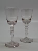 2 Baluster Steel Glazen, nieuwstaat, Ophalen of Verzenden