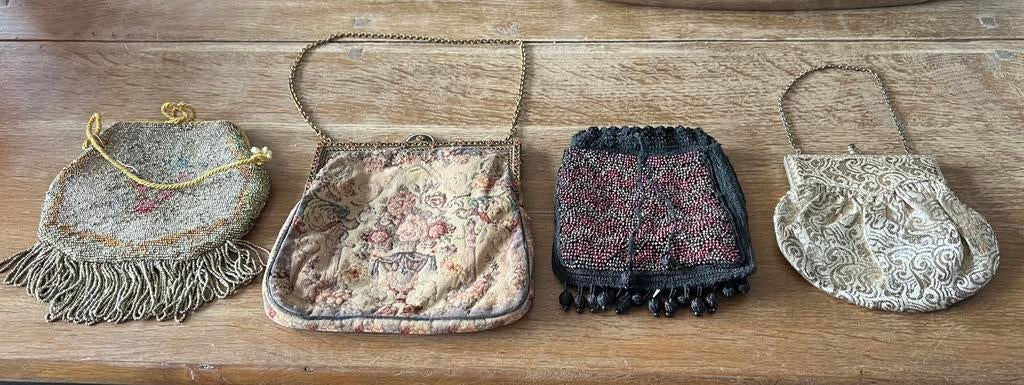 ASSORTI OUDE TASJES, Antiek en Kunst, Ophalen of Verzenden